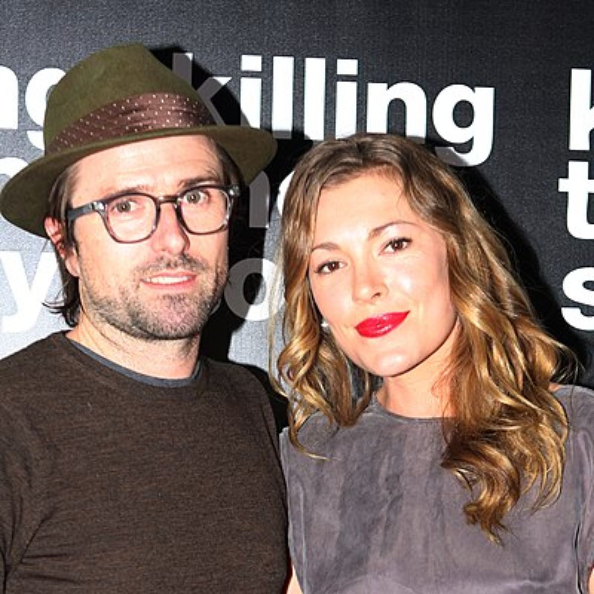 Photo of Mirrah Foulkes along with her husband, David Michôd in a function.